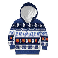 Finland Christmas Kid Hoodie Suomen Tasavalta Hyvaa Joulua - Wonder Print Shop