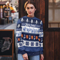 Finland Christmas Ugly Christmas Sweater Suomen Tasavalta Hyvaa Joulua - Wonder Print Shop