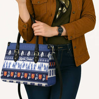 Finland Christmas Leather Bag Suomen Tasavalta Hyvaa Joulua - Wonder Print Shop