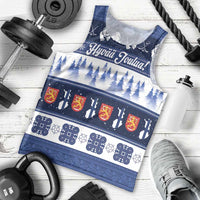 Finland Christmas Men Tank Top Suomen Tasavalta Hyvaa Joulua - Wonder Print Shop