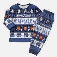 Finland Christmas Pajama Set Suomen Tasavalta Hyvaa Joulua - Wonder Print Shop