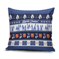 Finland Christmas Pillow Cover Suomen Tasavalta Hyvaa Joulua - Wonder Print Shop