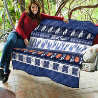 Finland Christmas Quilt Suomen Tasavalta Hyvaa Joulua - Wonder Print Shop