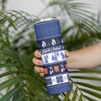 Finland Christmas Skinny Tumbler Suomen Tasavalta Hyvaa Joulua - Wonder Print Shop