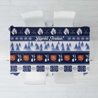 Finland Christmas Tablecloth Suomen Tasavalta Hyvaa Joulua - Wonder Print Shop