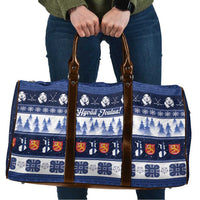 Finland Christmas Travel Bag Suomen Tasavalta Hyvaa Joulua - Wonder Print Shop