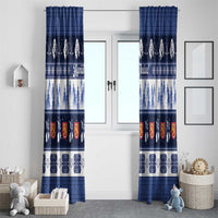 Finland Christmas Window Curtain Suomen Tasavalta Hyvaa Joulua - Wonder Print Shop