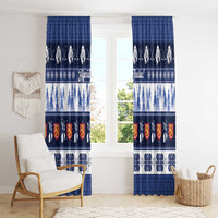Finland Christmas Window Curtain Suomen Tasavalta Hyvaa Joulua - Wonder Print Shop