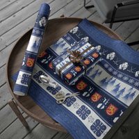 Finland Christmas Wrapping Paper Suomen Tasavalta Hyvaa Joulua - Wonder Print Shop