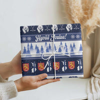Finland Christmas Wrapping Paper Suomen Tasavalta Hyvaa Joulua - Wonder Print Shop