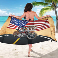 Route 66 United States Sarong Historic Highway USA Eagle With Motorcycle - Wonder Print Shop