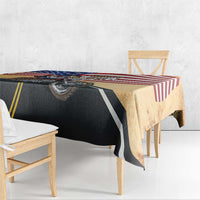 Route 66 United States Tablecloth Historic Highway USA Eagle With Motorcycle - Wonder Print Shop