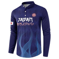 Custom Japan Football Button Sweatshirt Go Champions Nadeshiko Japanese - Wonder Print Shop
