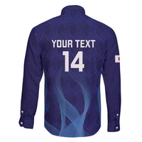 Custom Japan Football Family Matching Long Sleeve Bodycon Dress and Hawaiian Shirt Go Champions Nadeshiko Japanese - Wonder Print Shop