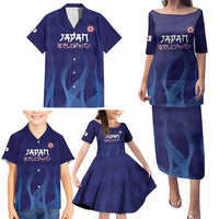 Custom Japan Football Family Matching Puletasi and Hawaiian Shirt Go Champions Nadeshiko Japanese - Wonder Print Shop