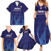 Custom Japan Football Family Matching Summer Maxi Dress and Hawaiian Shirt Go Champions Nadeshiko Japanese - Wonder Print Shop