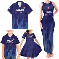 Custom Japan Football Family Matching Tank Maxi Dress and Hawaiian Shirt Go Champions Nadeshiko Japanese - Wonder Print Shop