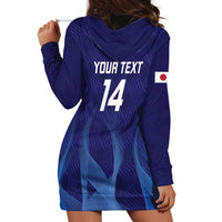 Custom Japan Football Hoodie Dress Go Champions Nadeshiko Japanese - Wonder Print Shop