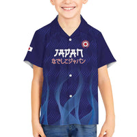 Custom Japan Football Kid Hawaiian Shirt Go Champions Nadeshiko Japanese - Wonder Print Shop