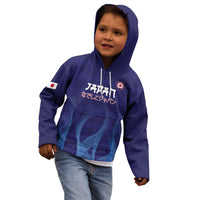 Custom Japan Football Kid Hoodie Go Champions Nadeshiko Japanese - Wonder Print Shop