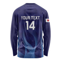 Custom Japan Football Long Sleeve Shirt Go Champions Nadeshiko Japanese - Wonder Print Shop