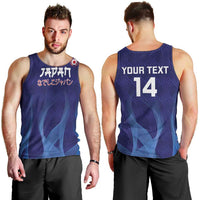 Custom Japan Football Men Tank Top Go Champions Nadeshiko Japanese - Wonder Print Shop