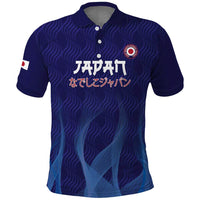 Custom Japan Football Polo Shirt Go Champions Nadeshiko Japanese - Wonder Print Shop