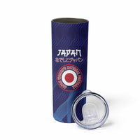 Custom Japan Football Skinny Tumbler Go Champions Nadeshiko Japanese - Wonder Print Shop