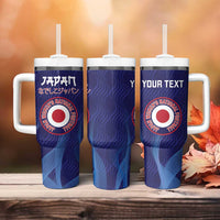 Custom Japan Football Tumbler With Handle Go Champions Nadeshiko Japanese - Wonder Print Shop