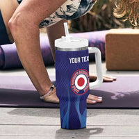 Custom Japan Football Tumbler With Handle Go Champions Nadeshiko Japanese - Wonder Print Shop