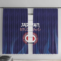 Japan Football Window Curtain Go Champions Nadeshiko Japanese - Wonder Print Shop