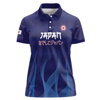 Custom Japan Football Women Polo Shirt Go Champions Nadeshiko Japanese - Wonder Print Shop