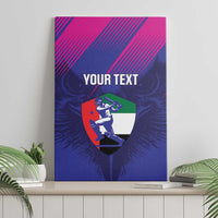Custom UAE Cricket Canvas Wall Art Go Champions United Arab Emirates Falcon - Wonder Print Shop