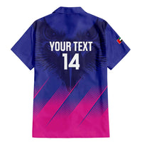 Custom UAE Cricket Family Matching Mermaid Dress and Hawaiian Shirt Go Champions United Arab Emirates Falcon - Wonder Print Shop