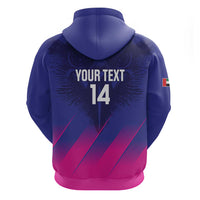 Custom UAE Cricket Hoodie Go Champions United Arab Emirates Falcon - Wonder Print Shop