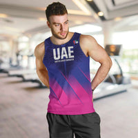 Custom UAE Cricket Men Tank Top Go Champions United Arab Emirates Falcon - Wonder Print Shop