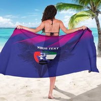 Custom UAE Cricket Sarong Go Champions United Arab Emirates Falcon - Wonder Print Shop