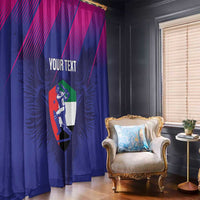 Custom UAE Cricket Window Curtain Go Champions United Arab Emirates Falcon - Wonder Print Shop