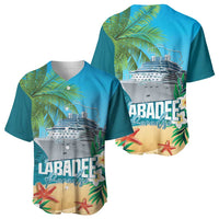 Afro Haiti Labadee Peninsula Baseball Jersey Caribbean Cruise Tropical Vibes LT14
