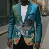 Afro Haiti Labadee Peninsula Blazer Caribbean Cruise Tropical Vibes - Wonder Print Shop