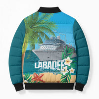 Afro Haiti Labadee Peninsula Bomber Puffer Jacket Caribbean Cruise Tropical Vibes - Wonder Print Shop