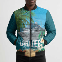 Afro Haiti Labadee Peninsula Bomber Puffer Jacket Caribbean Cruise Tropical Vibes - Wonder Print Shop