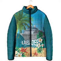 Afro Haiti Labadee Peninsula Padded Jacket Caribbean Cruise Tropical Vibes - Wonder Print Shop