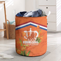 Koningsdag Netherlands King's Day Laundry Basket Oranje Boven Holland Tulips