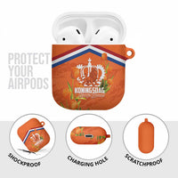 Koningsdag Netherlands King's Day AirPods Case Oranje Boven Holland Tulips