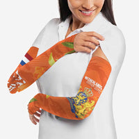 Koningsdag Netherlands King's Day Arm Sleeves Oranje Boven Holland Tulips
