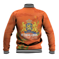 Koningsdag Netherlands King's Day Baseball Jacket Oranje Boven Holland Tulips
