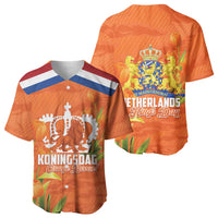 Koningsdag Netherlands King's Day Baseball Jersey Oranje Boven Holland Tulips