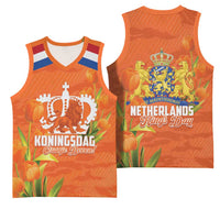 Koningsdag Netherlands King's Day Basketball Jersey Oranje Boven Holland Tulips