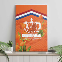 Koningsdag Netherlands King's Day Canvas Wall Art Oranje Boven Holland Tulips